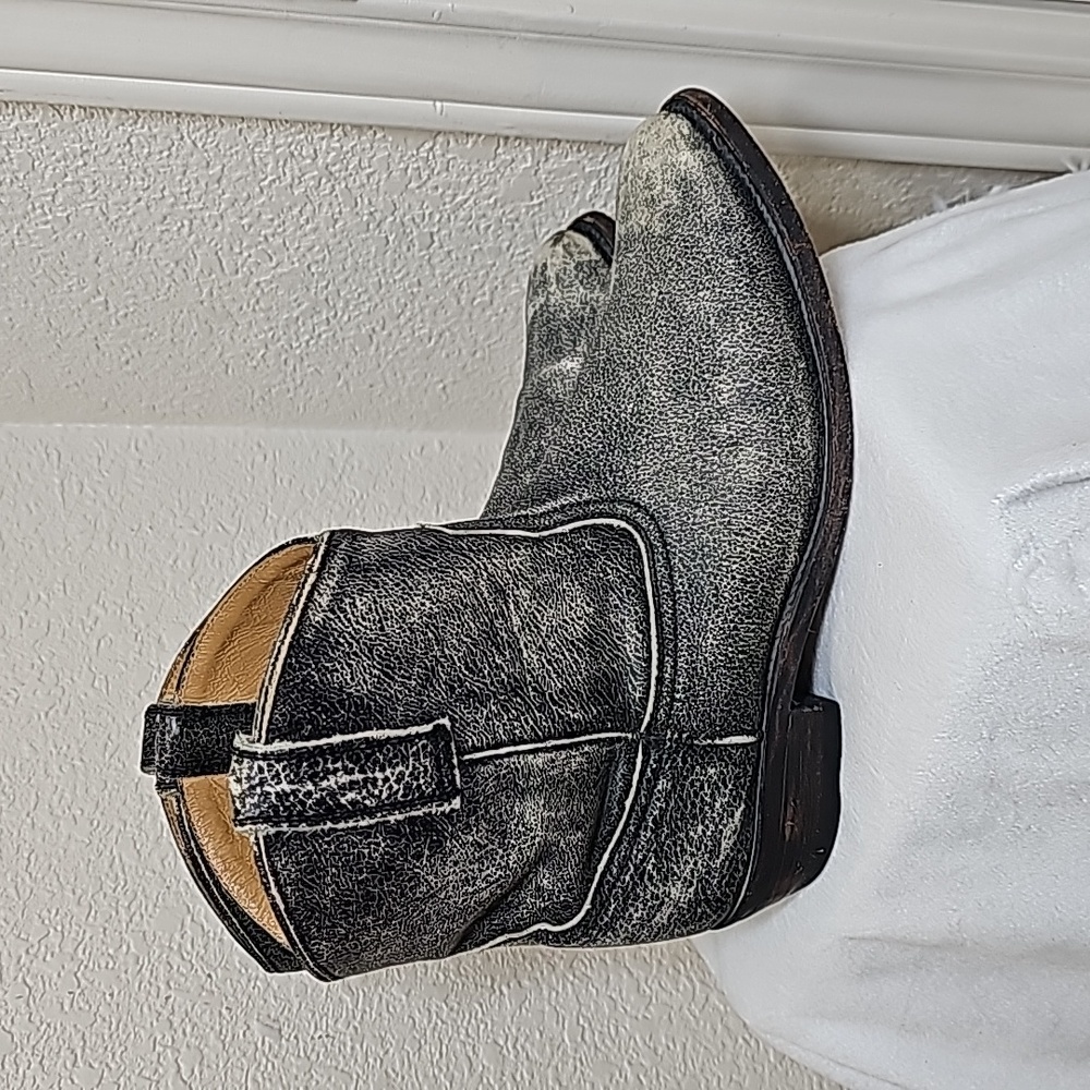Aldo Distress Leather  Booties - Picture 2 of 11